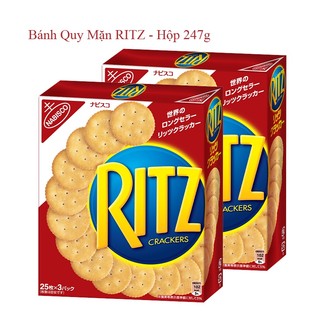 Combo 2 hộp bánh quy mặn ritz 247g