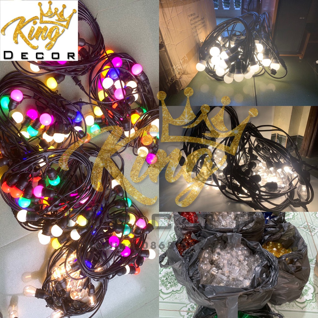 Bóng Đèn LED Edison S14 Nhựa PC Giả Thủy Tinh (MUA LẺ - GIÁ SỈ ) Chống Nước Trang Trí Ngoài Trời | BigBuy360 - bigbuy360.vn