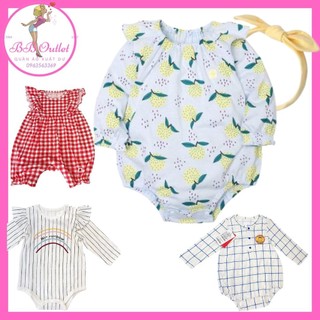 Bộ body cotton Hàn cho bé trai bé gái allo&lugh, afronso