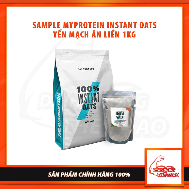 MYPROTEIN INSTANT OATS YẾN MẠCH ĂN LIỀN | Hỗ Trợ Ăn Uống, Giảm Cân