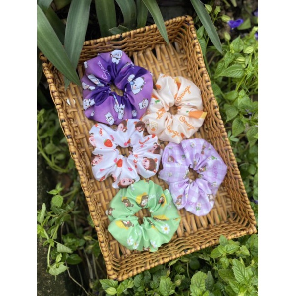 Cột tóc vải Scrunchies (R6)