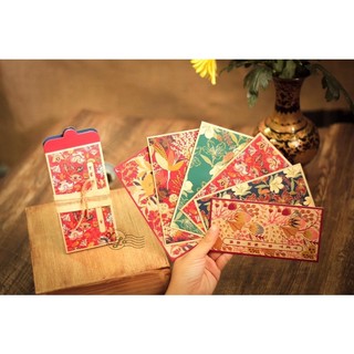 Bao lì xì Thuần Việt Kraft Nhật cho Tết 2023 độc đáo vintage