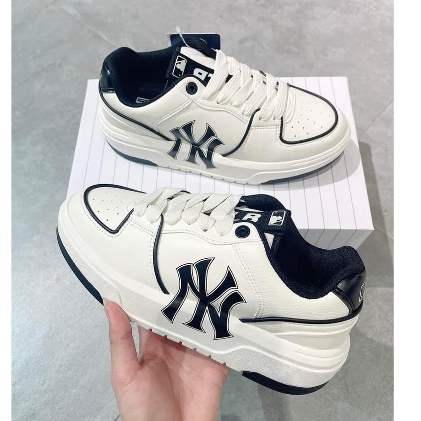 [The Blockhouse] Giày MIb Liner NY White Black (em eo bi liner trắng đen)