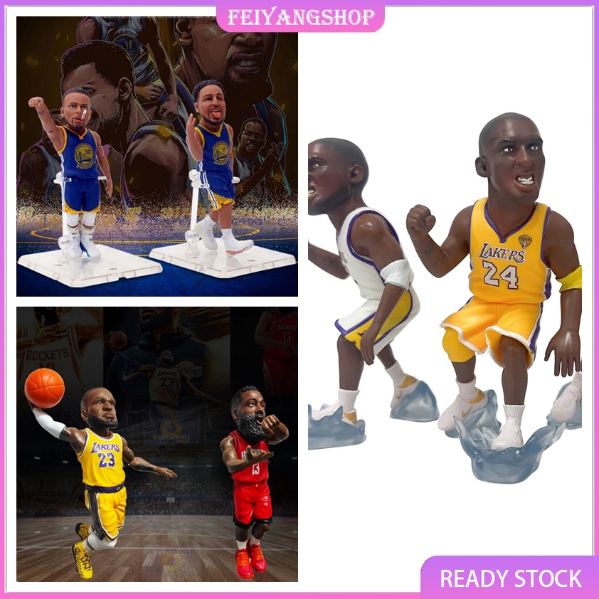 Mô Hình Ngôi Sao Bóng Rổ NBA Kobe James Harden Curry Thompson