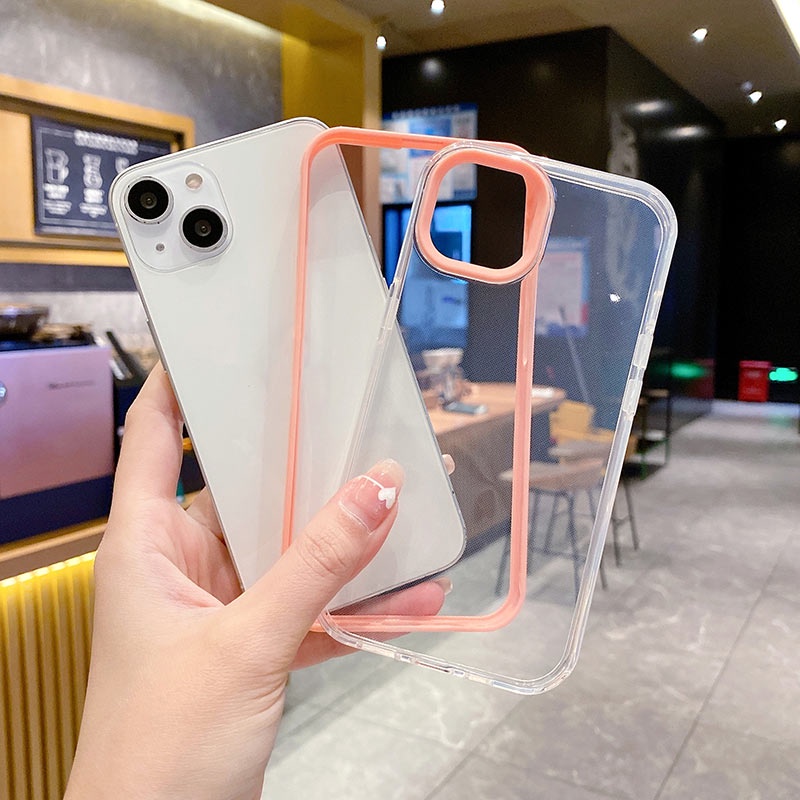 Ốp Điện Thoại TPU Silicon Mềm Chống Sốc 3 Trong 1 Cho iPhone 14 13 12 11 Pro Promax 6 6S 7 8 Plus X XR XSMax SE