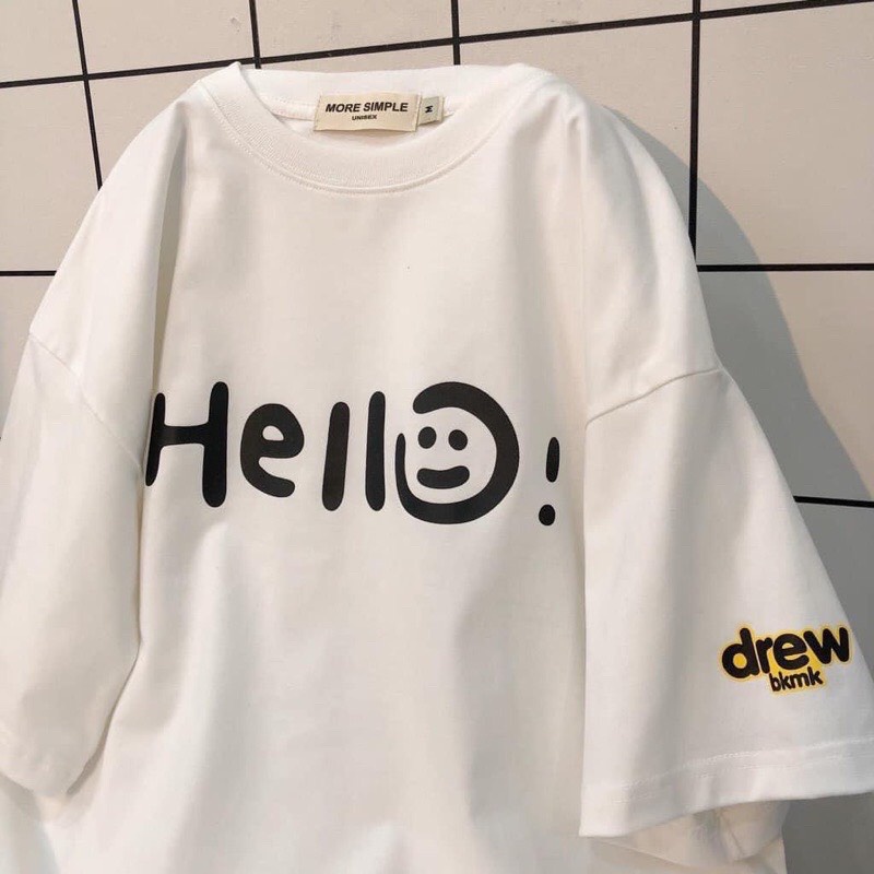 Áo thun chữ HELLO siêu đẹp. Hàng đủ size S , M , L , XL