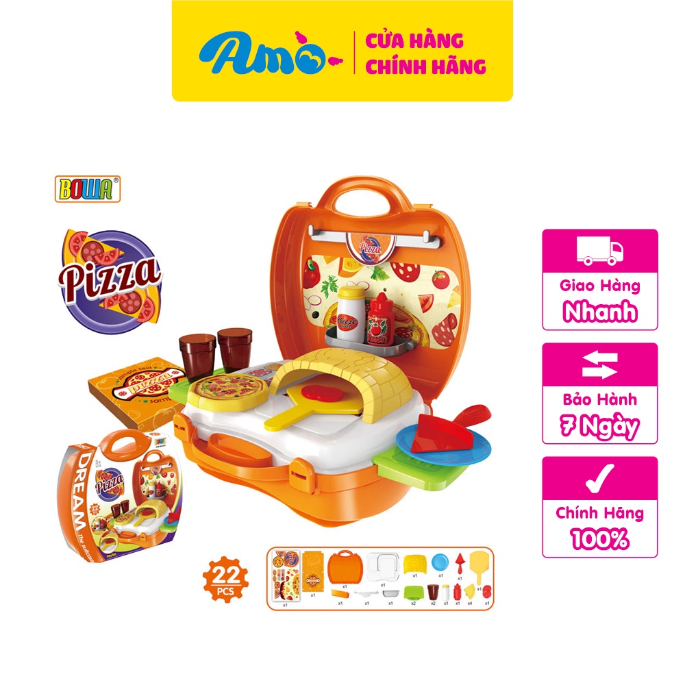 Đồ chơi Nhập Vai Nấu Ăn BOWA dạng valy đủ loại