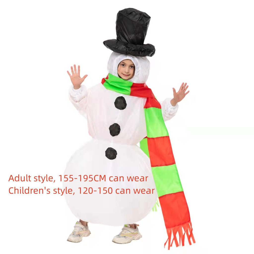 Bộ Đồ Bơm Hơi Hóa Trang Ông Già Noel / Tuần Lộc / Chim Cánh Cụt / Cây Thông Giáng Sinh Vui Nhộn Cho Người Lớn Và