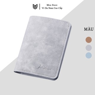 [Giá Tận Xưởng] Ví nam mini nhỏ gọn Jolizeon, Bóp tiền nam dáng đứng chất da mềm ngăn đựng rộng rãi - V1021