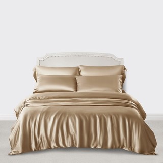 Ga Giường Drap Lẻ Phi Lụa Lavish Silk cao cấp mát lạnh hàng loại 1 - Vàng Đồng