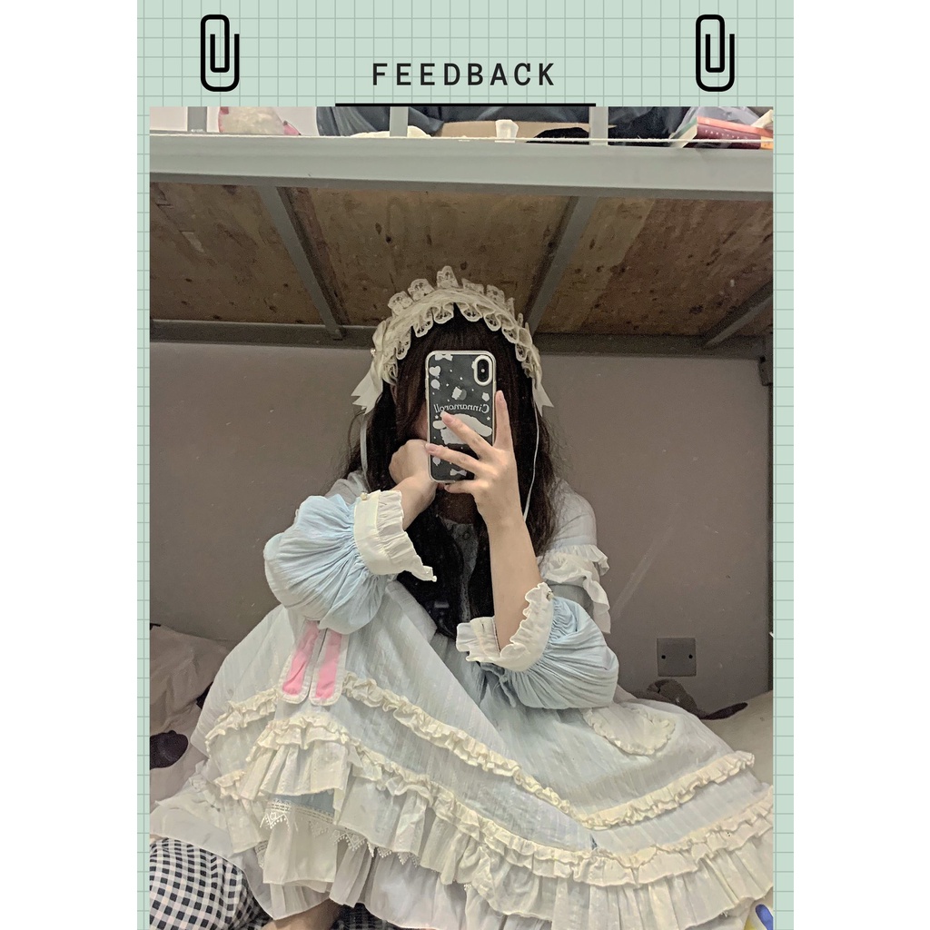 Băng đô lolita mềm mại nhiều màu siêu xinh