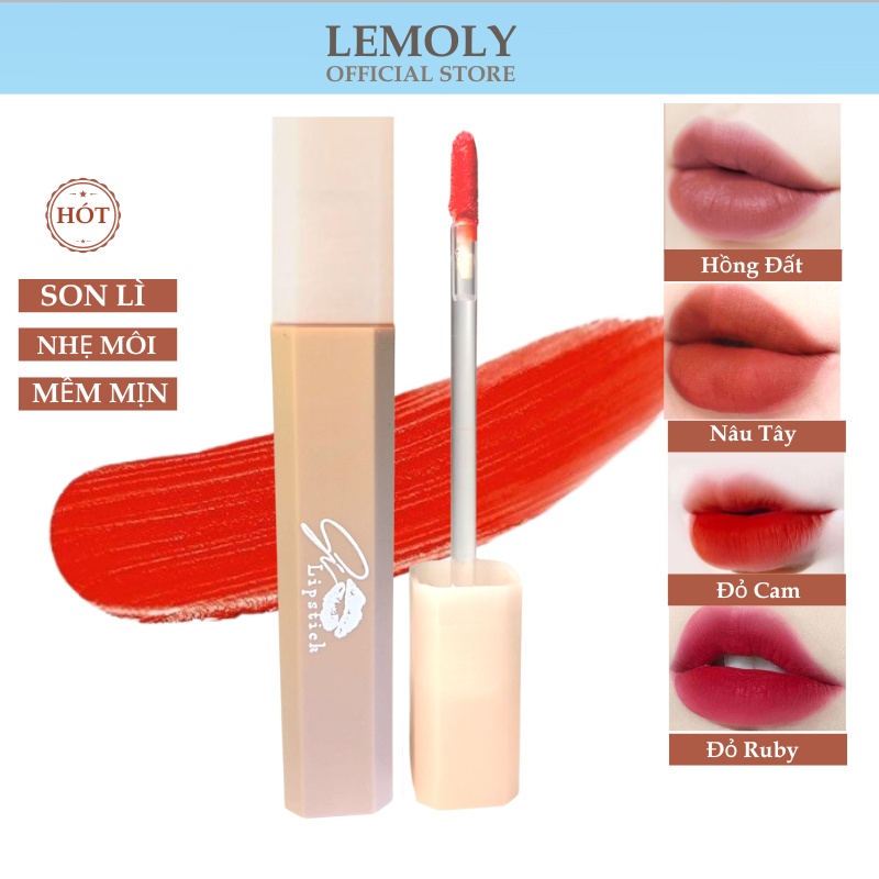 Son Si Lipstick Siêu Lì, Không Chì, Không Lem,Không Trôi - Màu Đẹp An Toàn Từ Thiên Nhiên