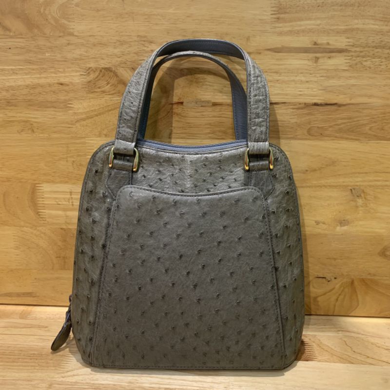 Túi xách da điểu dáng sang da thật secondhand  06221122