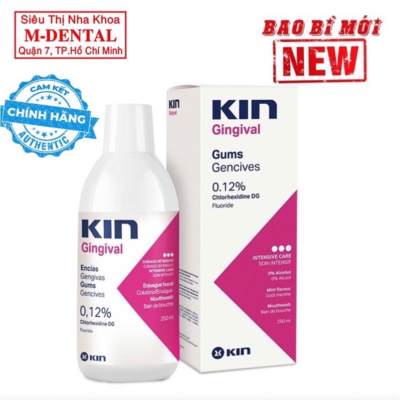 Nước Súc Miệng Kin Gingival Mouthwash 250ml ( mẫu mới)