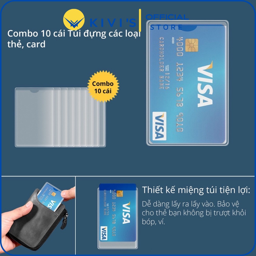 Túi đựng thẻ căn cước công dân, bằng lái xe, ATM, Card visit, CMND, CCCD
