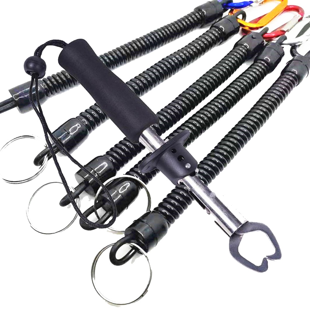 Shengyao Kẹp Câu Cá Bằng Thép Không Gỉ Kèm Dây Buộc An Toàn