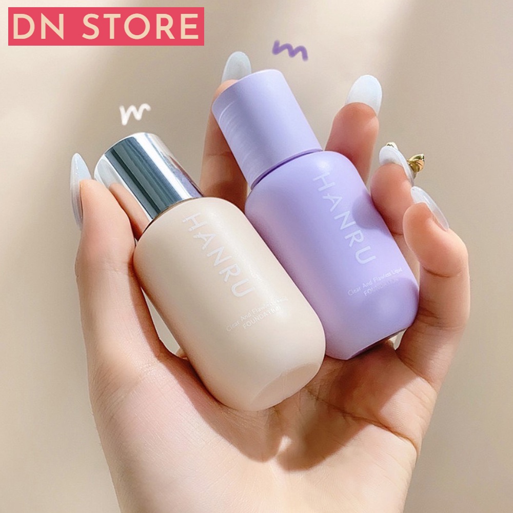 Kem Nền Che Khuyết Điểm BB Cream, Kem Lót Nền Trang Điểm Dạng Lỏng HANRU Màu Sắc Tự Nhiên Phù Hợp Với Mọi Loại Da