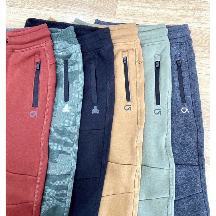 Quần nỉ cotton dầy dặn xuất dư xịn túi thật cho bé trai 3 tháng đến 5 tuổi.