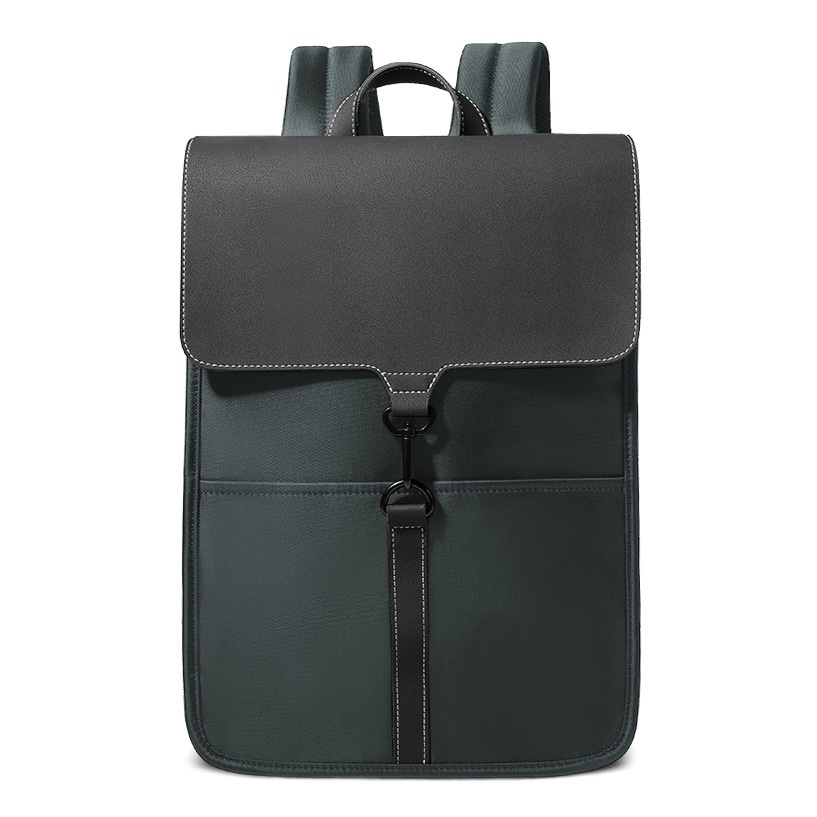Balo thời trang đựng laptop nắp da.