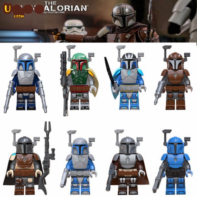 Bộ Đồ Chơi Lắp Ráp Lego The Mandalorian Star Wars Minifigures Jango Fett Boba Fett Bounty Hunter