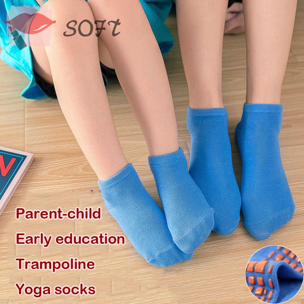 (Hàng Mới Về) Vớ Cotton Chống Trượt Giữ Ấm Thoáng Khí Nhiều Màu Cho Bé