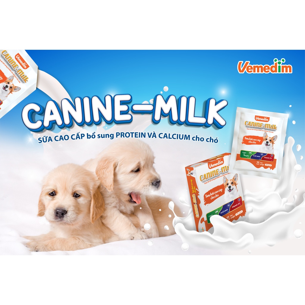Sữa cho chó Vemedim canine milk 100g dễ tiêu hoá, sữa bột dinh dưỡng cún con sơ sinh Con Mèo Xiêm