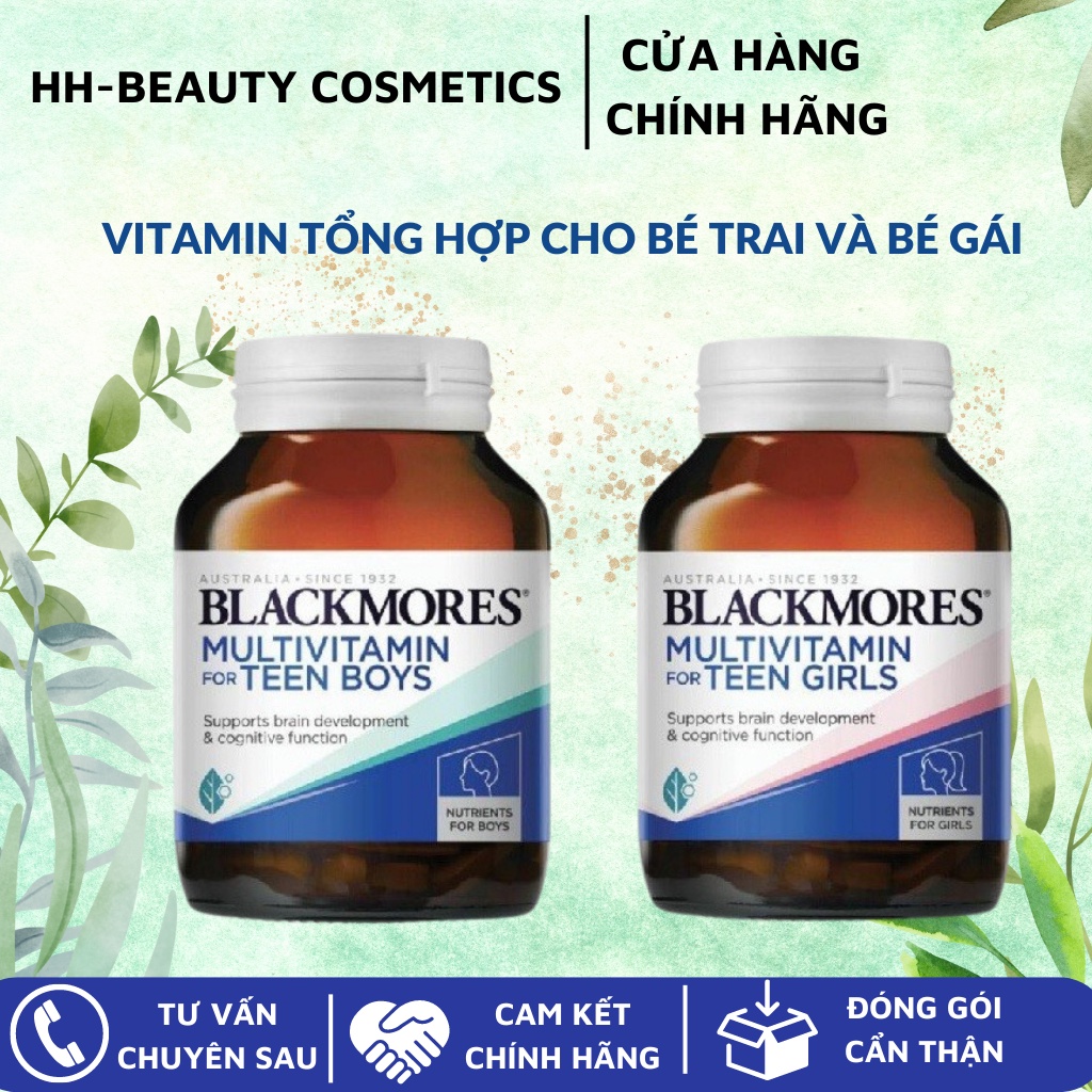 Viên uống Vitamin Tổng Hợp Cho Bé Trai/Gái - Multivitamin Teen Boy/Girl Blackmores Úc (60 viên)