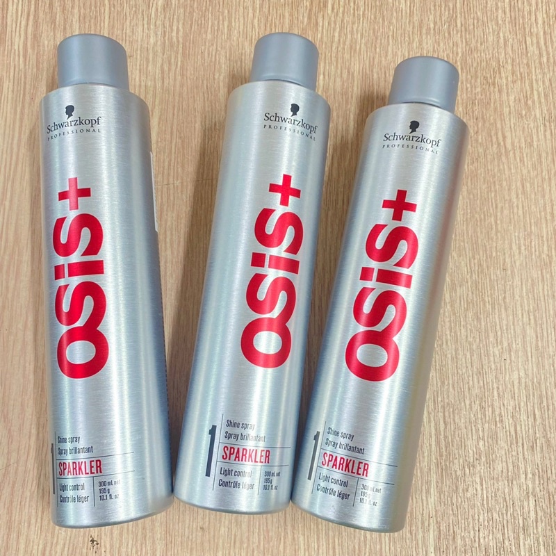 Keo Xịt Bóng Tóc OSIS+ Sparkler 300ml Giữ Nếp Nhẹ, Bóng Tóc Tự Nhiên, Không Bết Không Rít, Hương Thơm Quyến Rũ