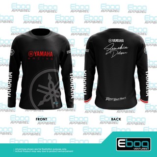 [Hàng Có Sẵn] Áo Thun yamaha black 01 eboq Thăng Hoa / ad baju yamaha microfiber jersi / yamaha tshirt / yamaha