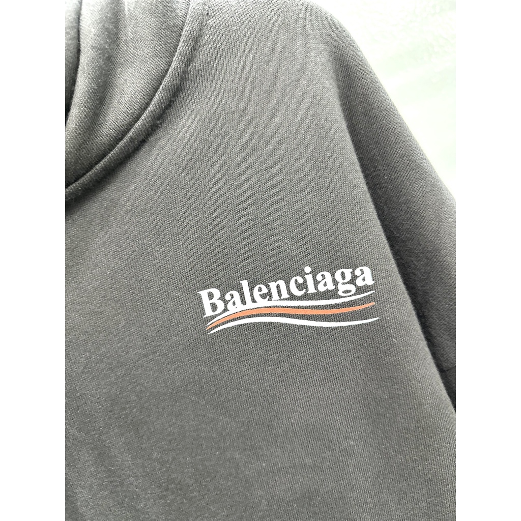 áo Hoodie Balenciaga nỉ cotton form rộng unisex, Hoodie dáng rộng dài tay, phong cách thể thao đường phố, Repsaigon