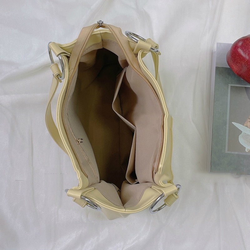 IELGY Túi Đeo Chéo Màu Trơn Sức Chứa Lớn Cao Cấp Thời Trang Dành Cho Nữ