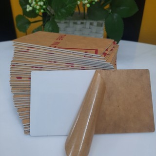 Mica màu trắng dày 1,8mm kích thước 6cm x 12cm hàng cao cấp