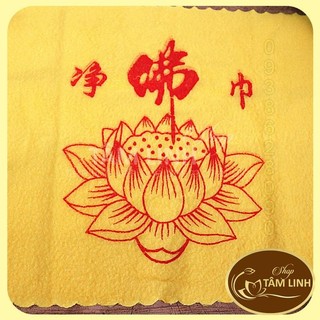Khăn lau bàn thờ Hoa Sen ( khăn lau tượng,Phật... )