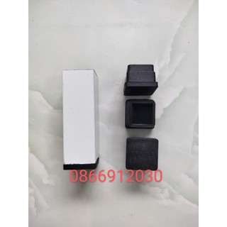 Bộ 10 chiếc vuông 25x25_bịt trong chân bàn ghế, nút chân chống xước, bịt trong chân ống sắt, nút nhựa