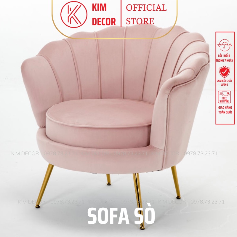 GHẾ SOFA SÒ - SOFA NAIL SOFA ĐƠN 90CM, 1M2, 1M7 | KIM DECOR