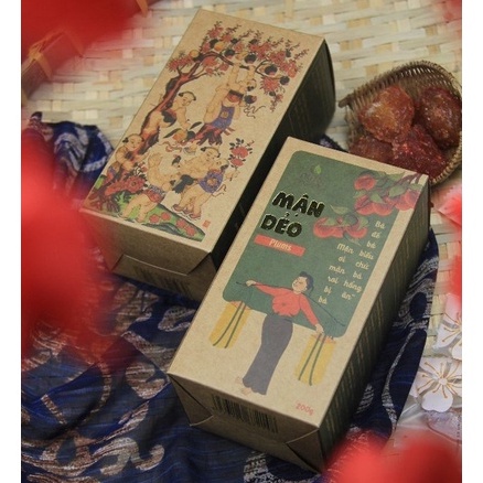 Mứt Trái cây sấy dẻo hộp giấy