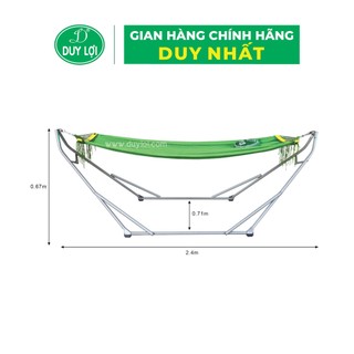 BỘ VÕNG XẾP DUY LỢI THÉP CỠ NHỎ CHO NGƯỜI DƯỚI 1M55 - QUÀ TẶNG 10 MÓC ÁO