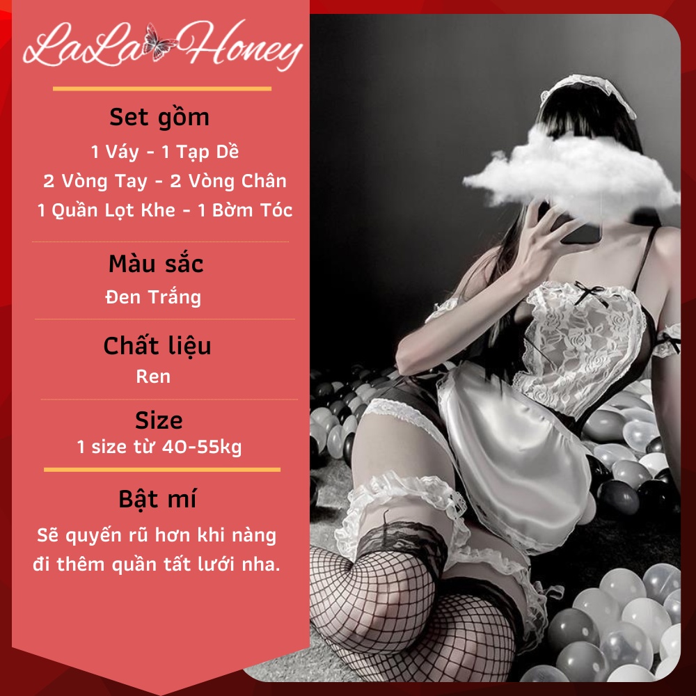 Bộ Đồ Ngủ Cosplay Cô Hầu Gái Sexy, Váy Đầm Ngủ Cosplay Người Hầu Gái Nữ Gợi Cảm - LALA HONEY | BigBuy360 - bigbuy360.vn