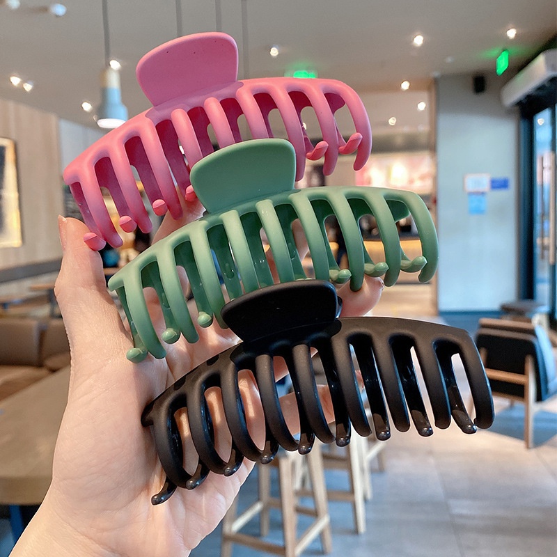 Kẹp Ngoạm Tóc 18 Răng Cở Lớn Đơn Giản Sành Điệu Cho Bạn Gái