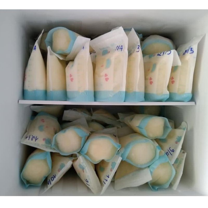 Hộp 50 Túi Trữ Sữa Babuu 250ml Có Vòi Rót Tiện Dụng