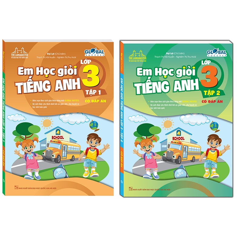 SÁCH - Combo 2c GLOBAL SUCCESS Em học giỏi tiếng anh lớp 3