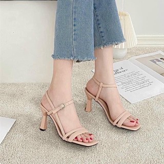 Sandal quai dây gót nhọn 7 phân bigsize