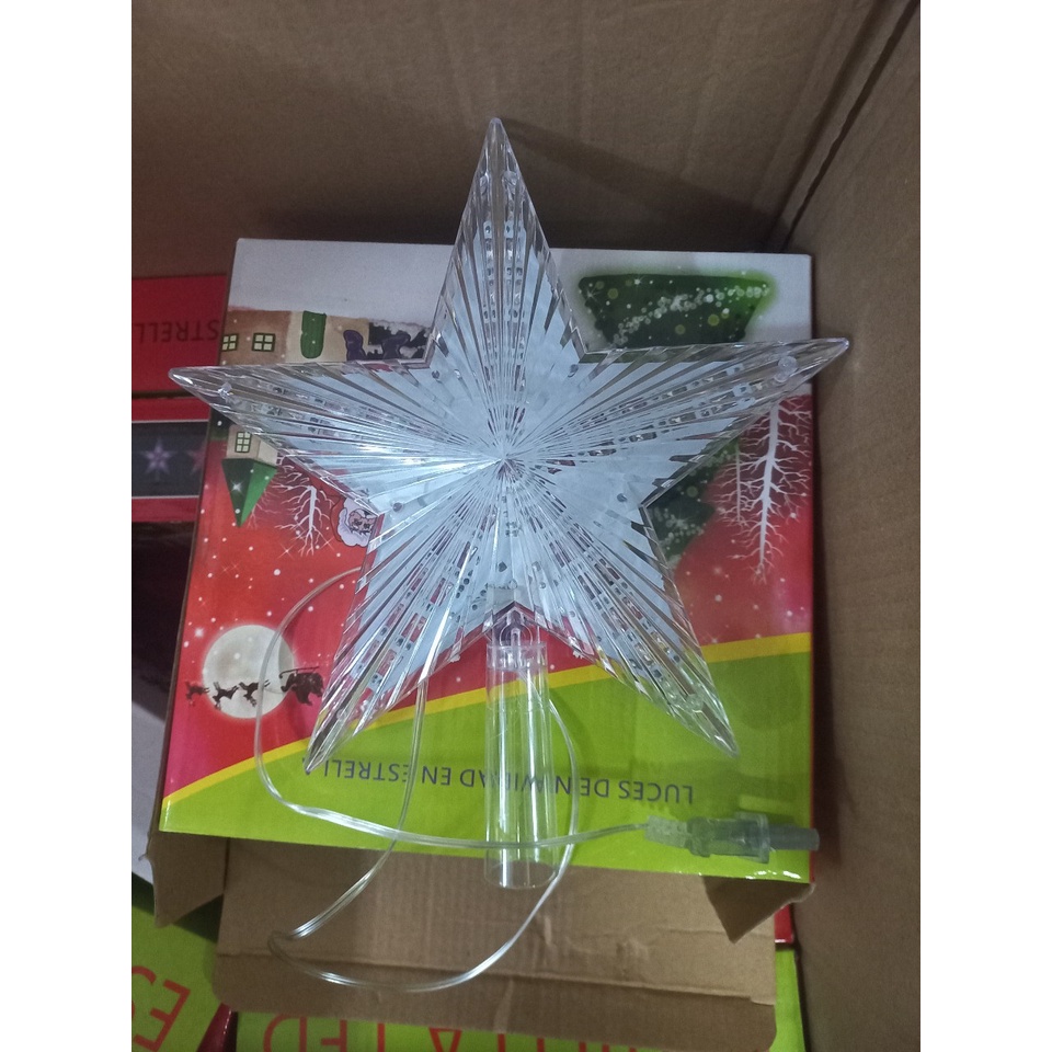 Đèn nháy ngôi sao mành trang trí cây thông Noel trang trí Giáng Sinh