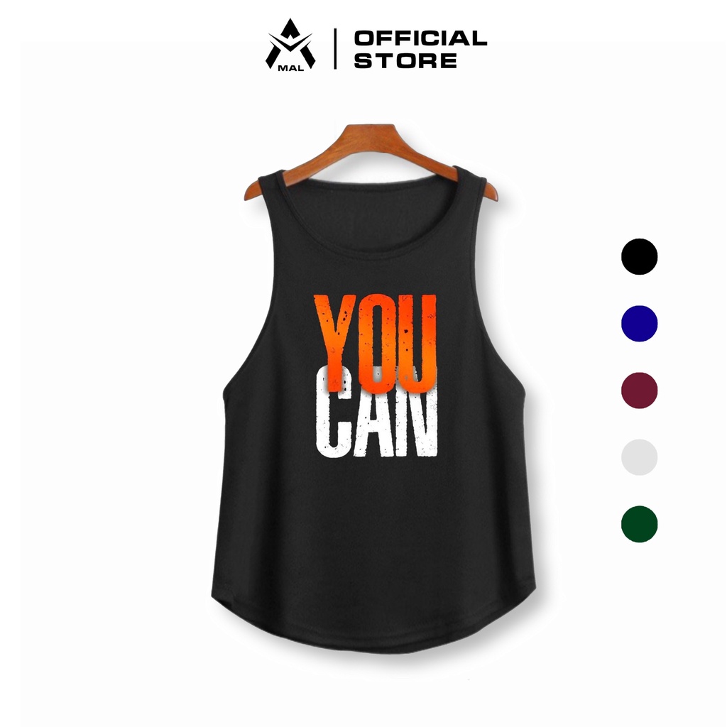 Áo Thun Ba Lỗ Tank Top thể thao nam YOU CAN thoáng khí mát mẻ -MALBL002- MAL STORE
