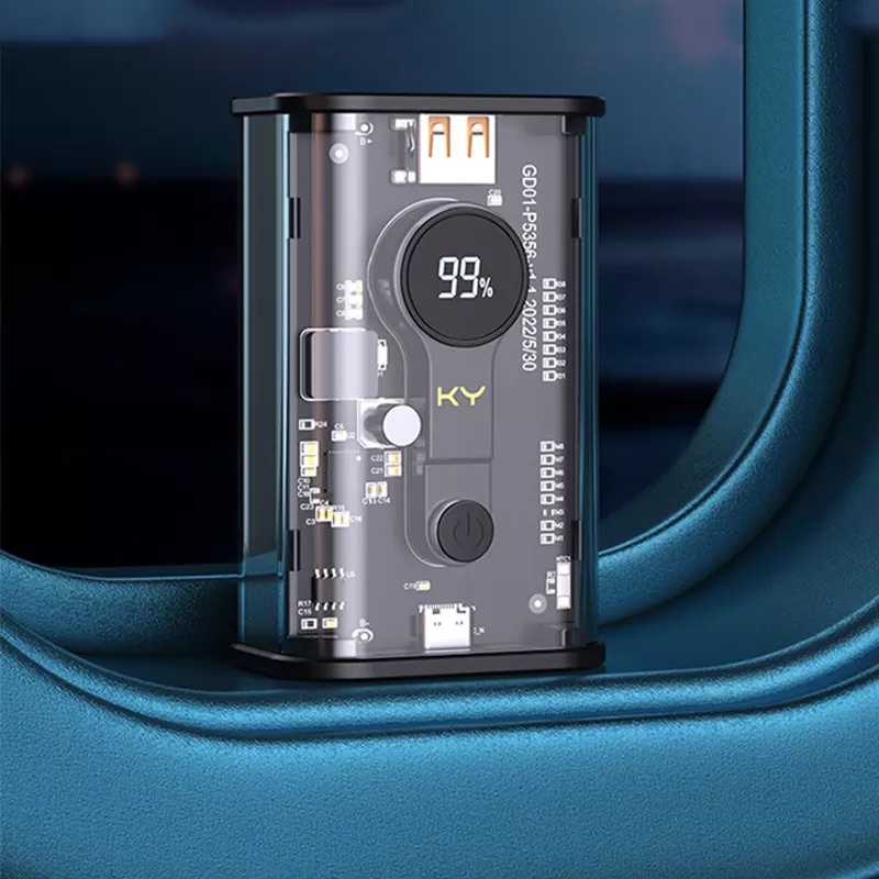 Sạc dự phòng Trong suốt 10000ma - 20000ma Wk 337 sạc nhanh bền trâu, không gây nóng máy, bảo hành 12 tháng