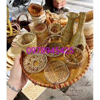 Phụ kiện mây tre đan mini/Mây tre đan mini decor