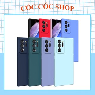 Ốp lưng Samsung chống bẩn cạnh vuông bảo vệ camera Note 20 Ultra Note 20 Note 10 Plus Note 10 Note 9 Note 8