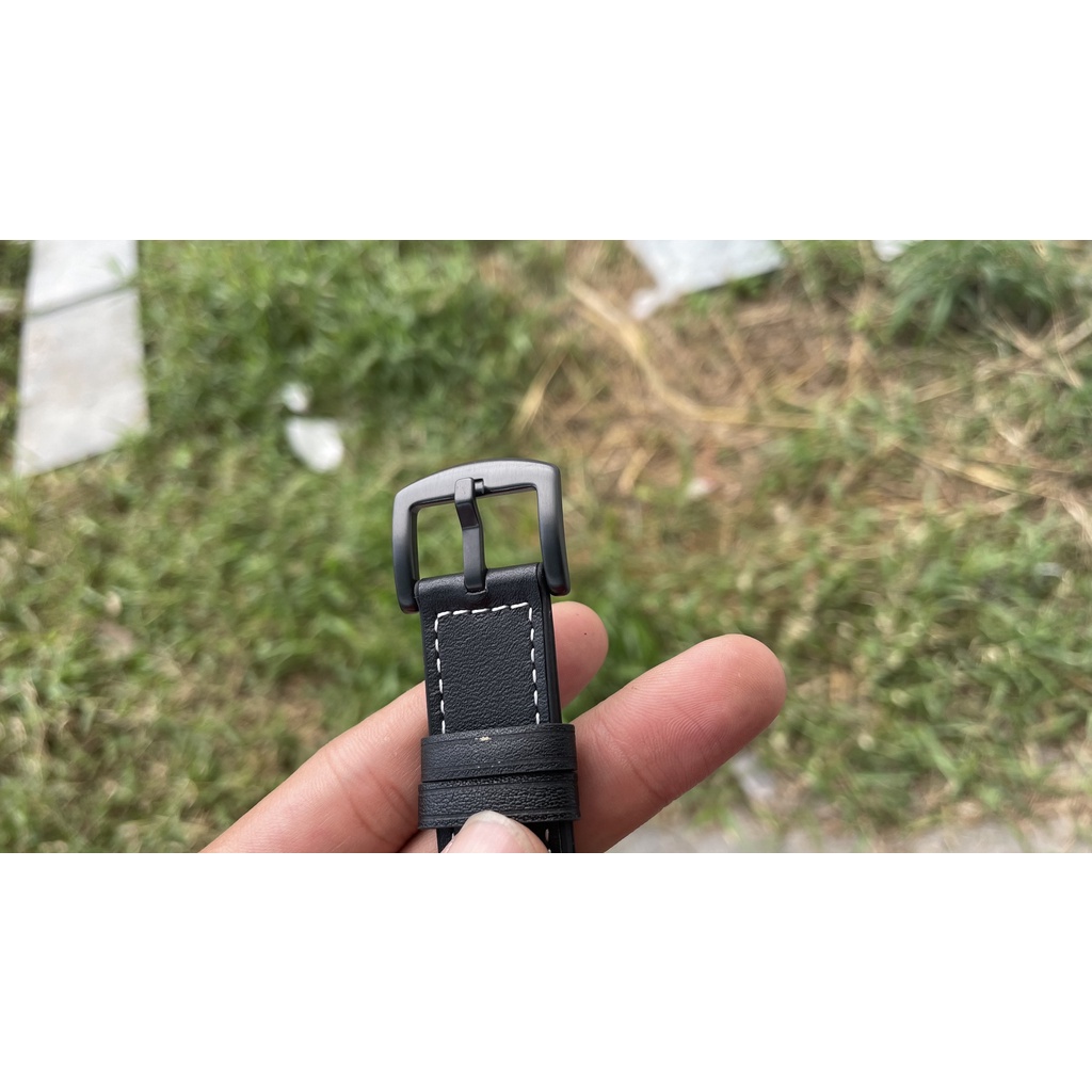 Dây da sáp dầu Vintage cao cấp 40/44/38/42mm kèm hộp gỗ cho Apple watch Series 7 6 SE 5 4 3 2 41mm 45mm