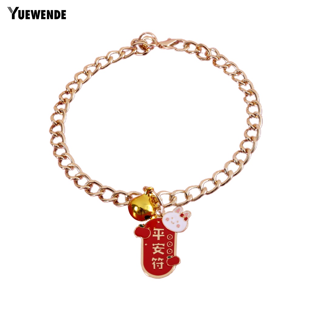 Vòng Cổ Họa Tiết Năm Mới Chống Mài Mòn Cho Thú Cưng