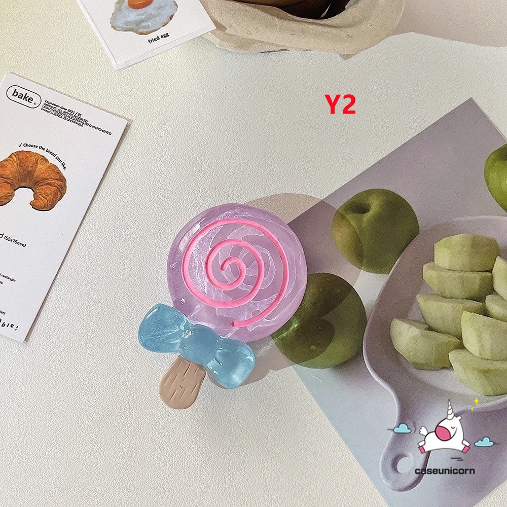 Giá Đỡ Điện Thoại Hình Kẹo Mút Phong Cách Hàn Quốc Dễ Thương